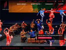 Tablet Screenshot of markmorrisdancegroup.org